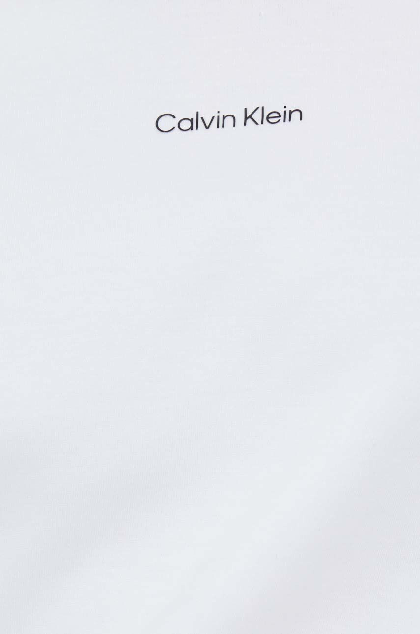 Calvin Klein Bluza ženska bela barva - Pepit.si