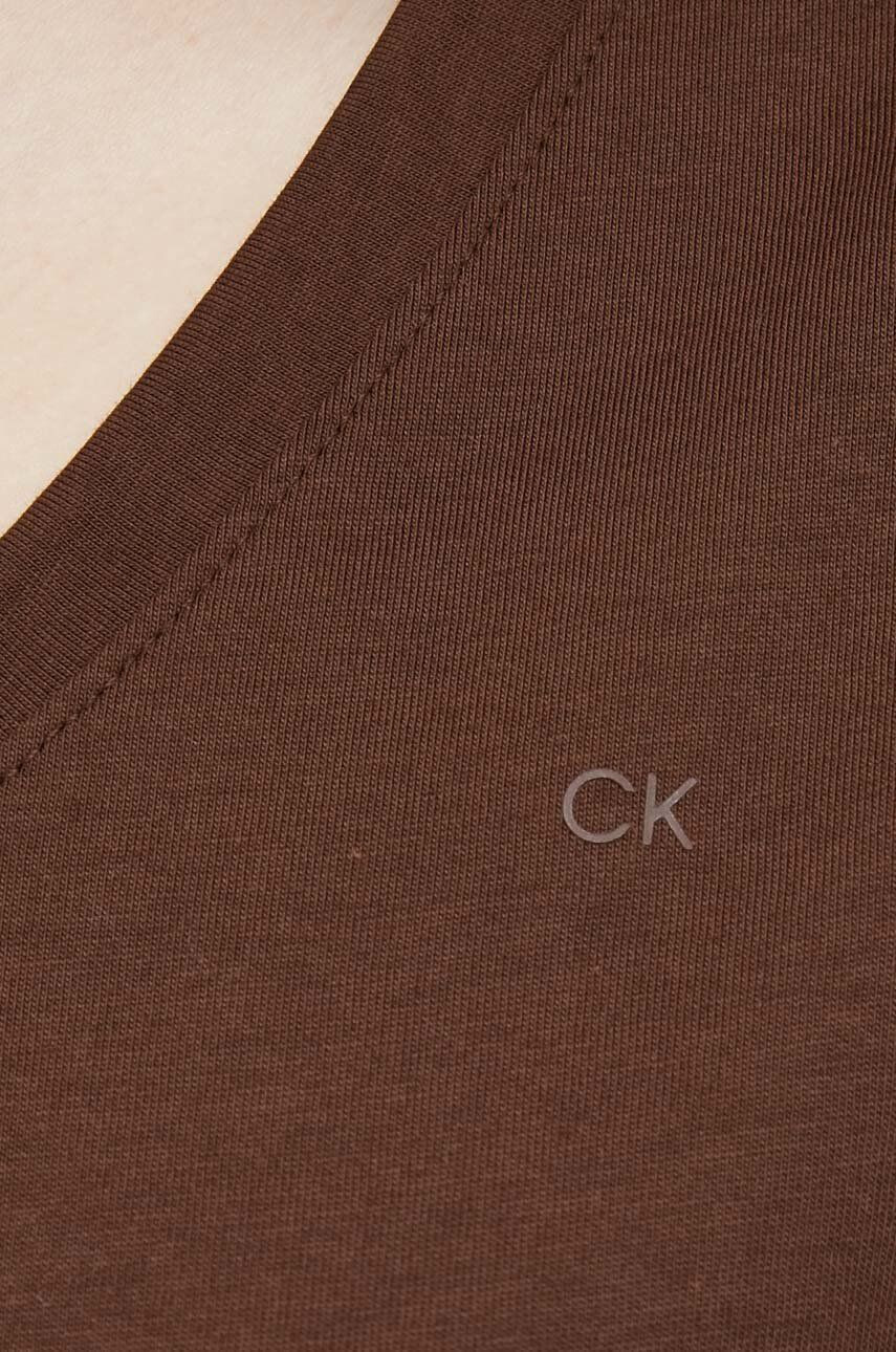 Calvin Klein Bombažna kratka majica - Pepit.si