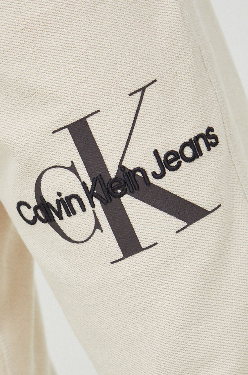 Calvin Klein Jeans Bombažen spodnji del trenirke - Pepit.si