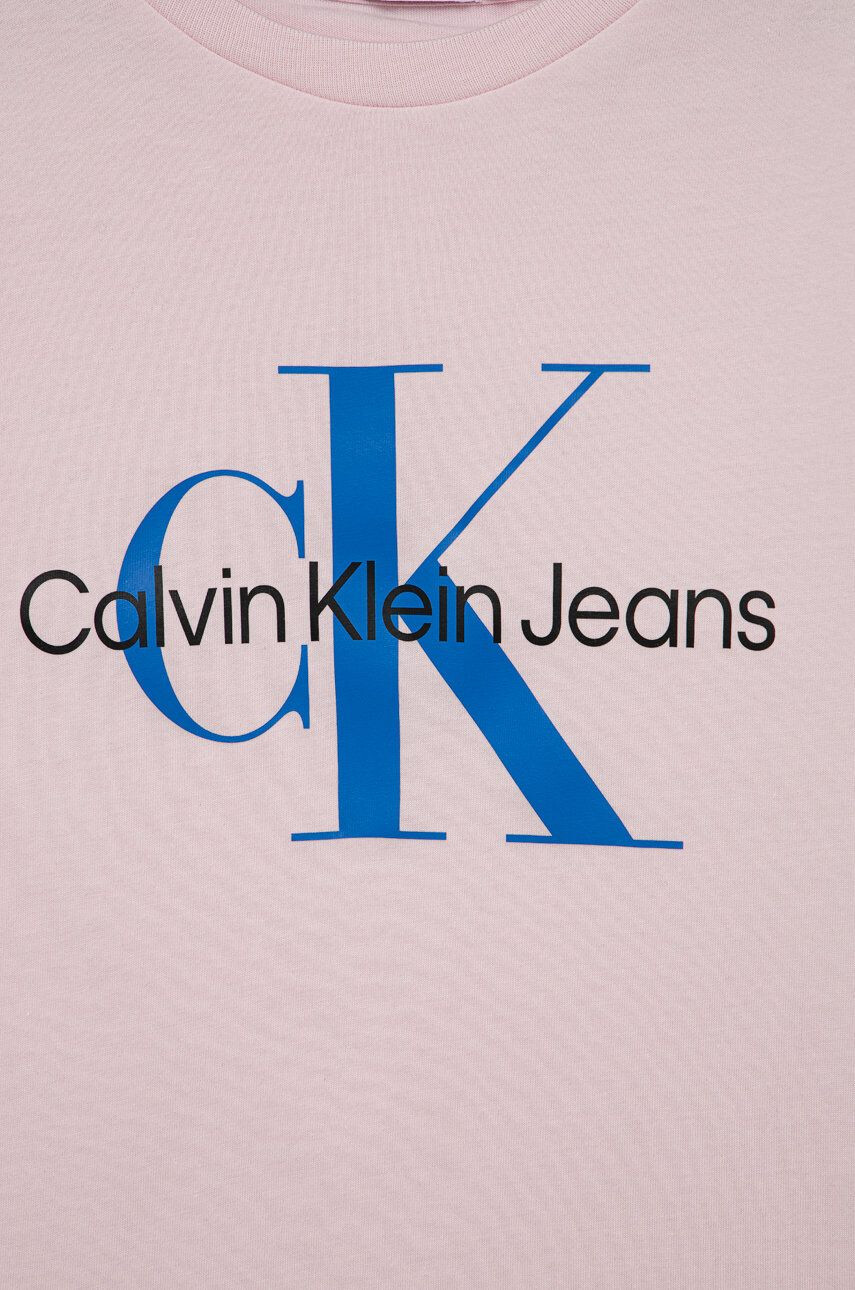 Calvin Klein Jeans bombažna otroška majica - Pepit.si