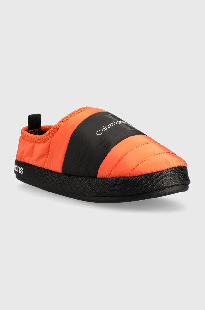 Calvin Klein Jeans Copati Home Slipper oranžna barva - Pepit.si