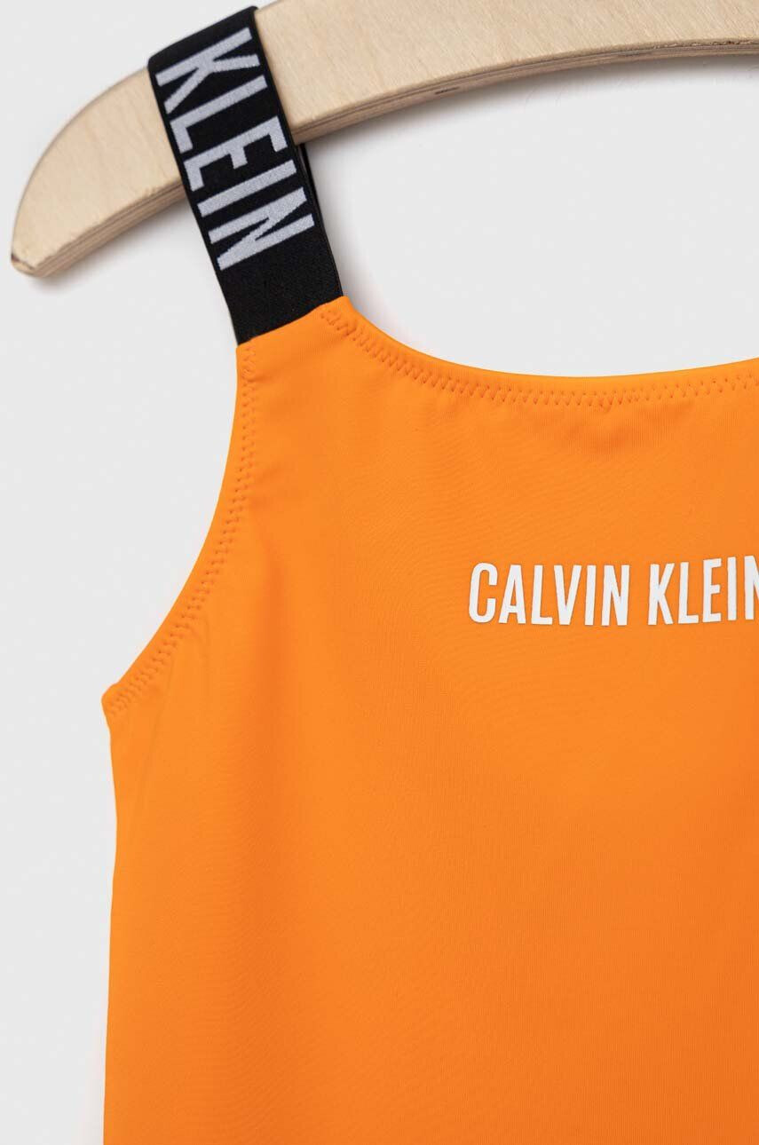 Calvin Klein Jeans Enodelne otroške kopalke - Pepit.si