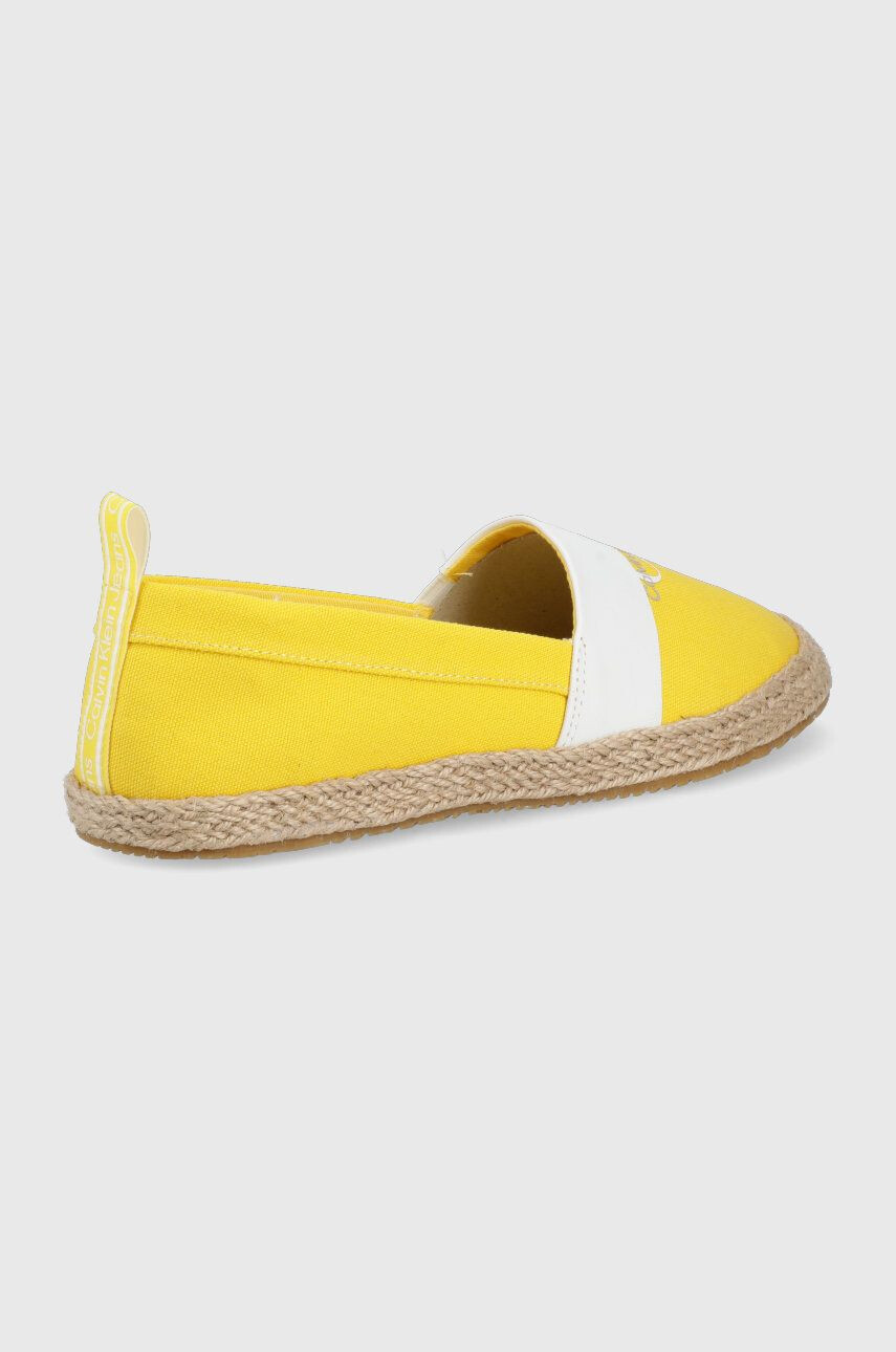 Calvin Klein Jeans Espadrile rumena barva - Pepit.si