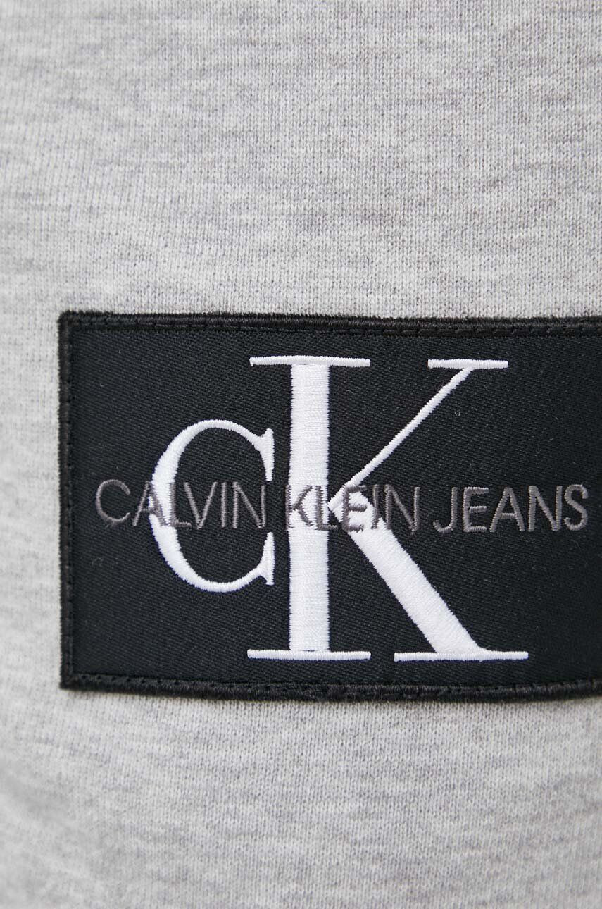 Calvin Klein Jeans Hlače moški siva barva - Pepit.si