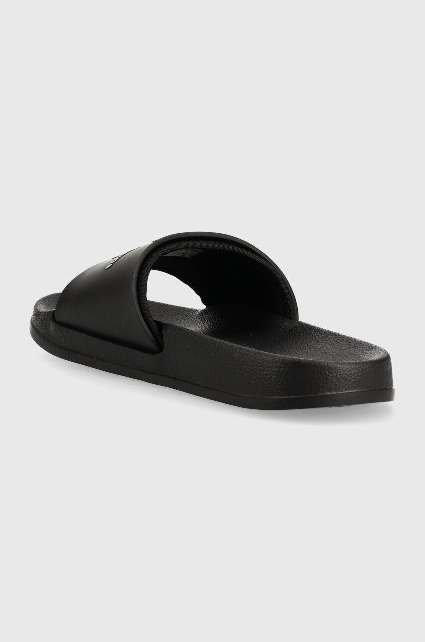 Calvin Klein Jeans Natikači SLIDE MONOGRAM TPU ženski črna barva YW0YW00585 - Pepit.si