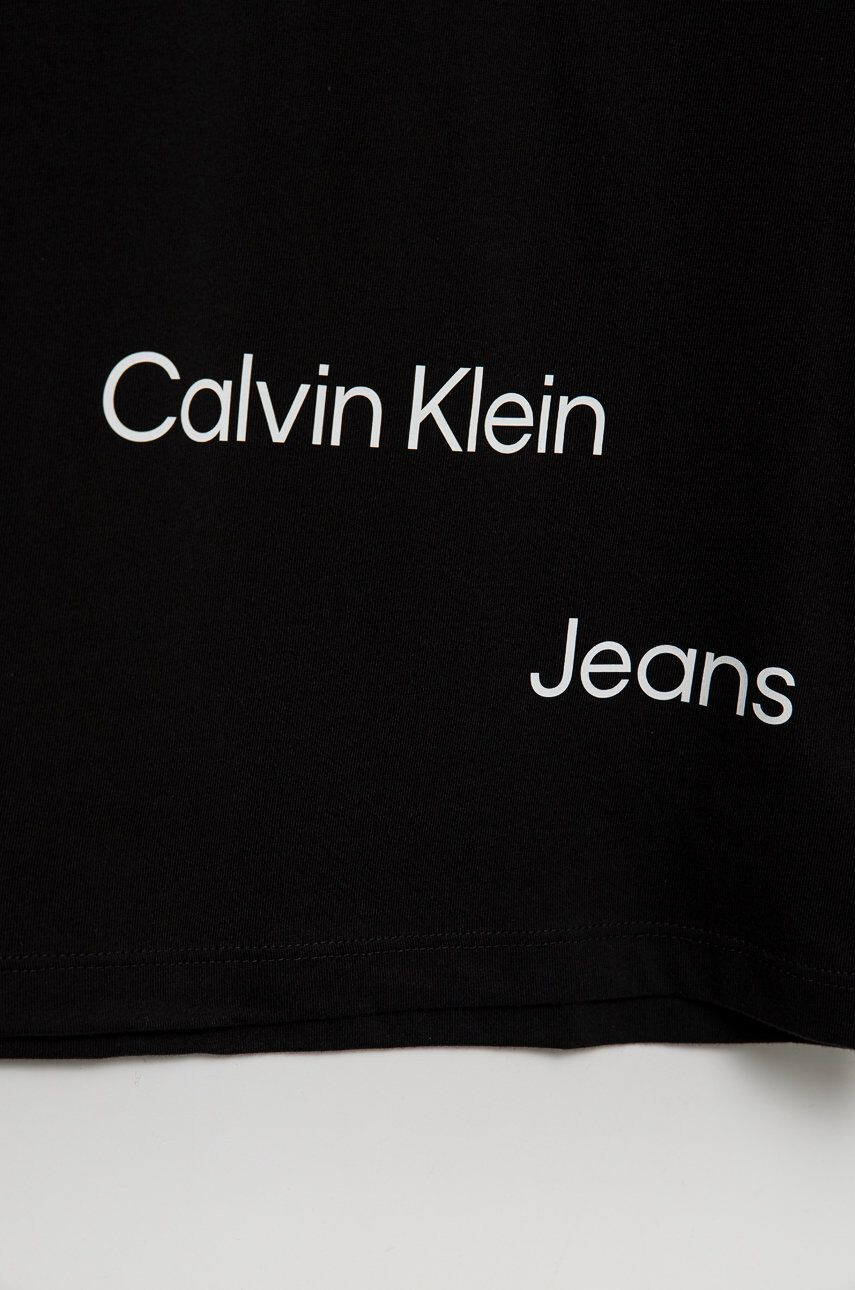 Calvin Klein Jeans Otroška bombažna kratka majica - Pepit.si