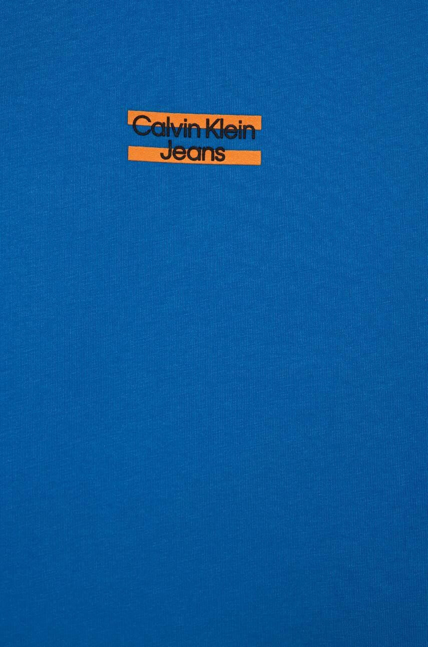 Calvin Klein Jeans Otroška bombažna kratka majica - Pepit.si