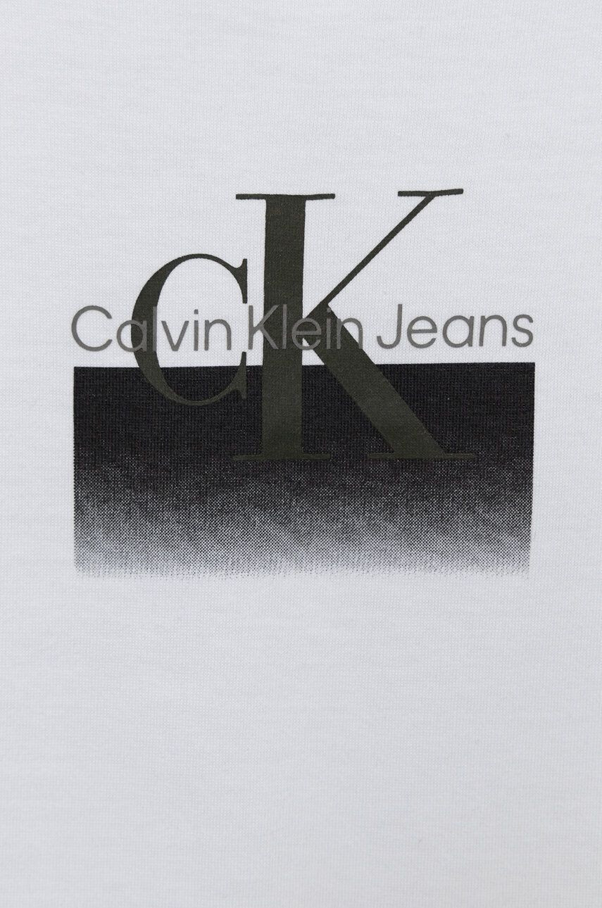 Calvin Klein Jeans Otroška bombažna kratka majica - Pepit.si