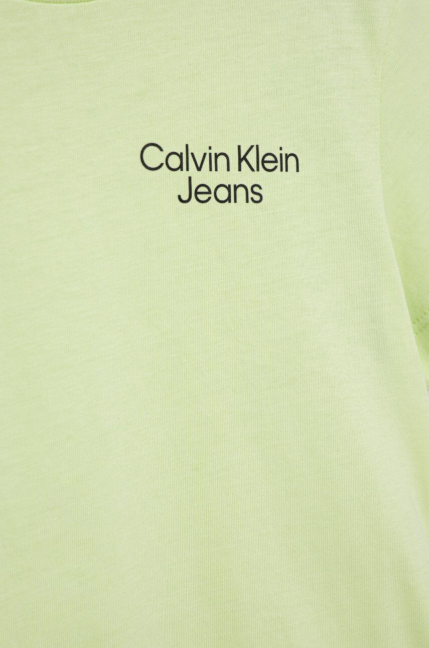 Calvin Klein Jeans Otroški bombažen t-shirt - Pepit.si