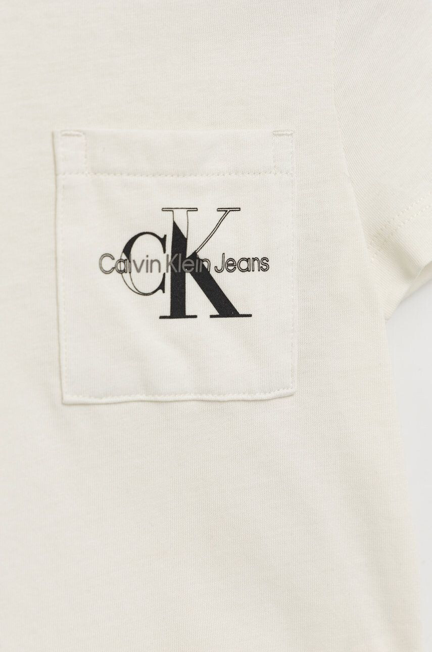 Calvin Klein Jeans Otroški bombažen t-shirt - Pepit.si