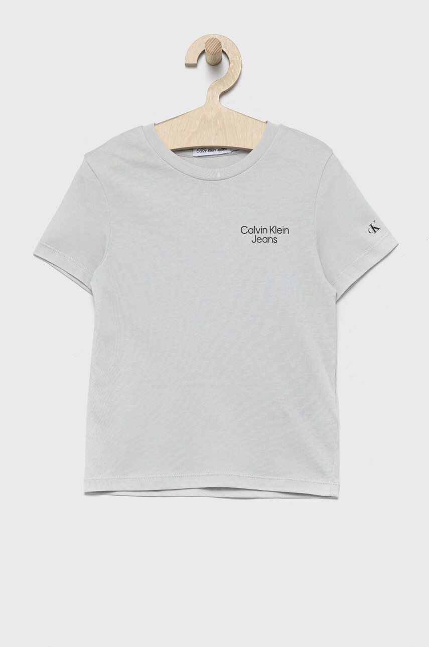 Calvin Klein Jeans Otroški bombažen t-shirt - Pepit.si