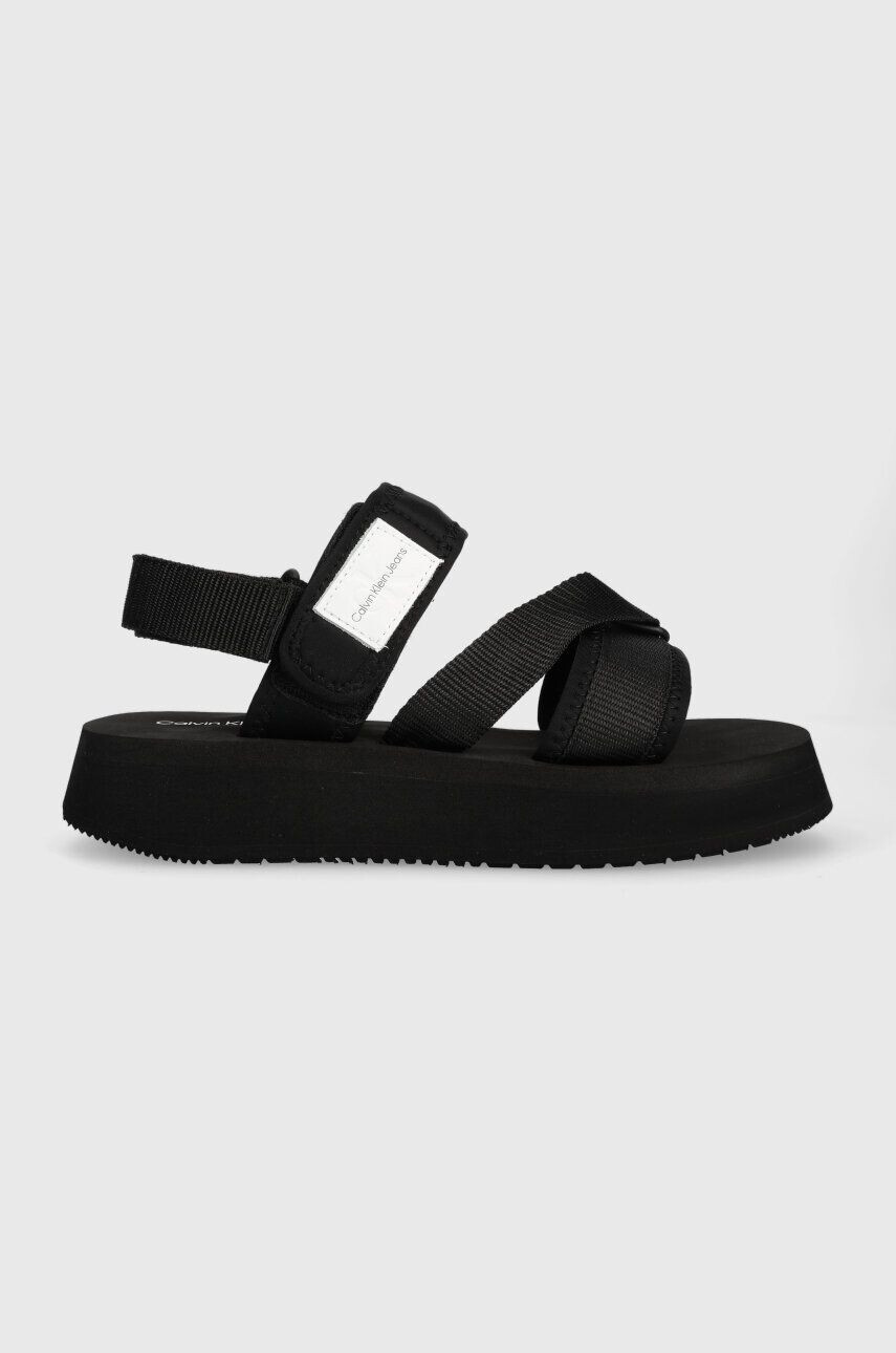 Calvin Klein Jeans Sandali PREFRESATO SANDAL BADGE - Pepit.si