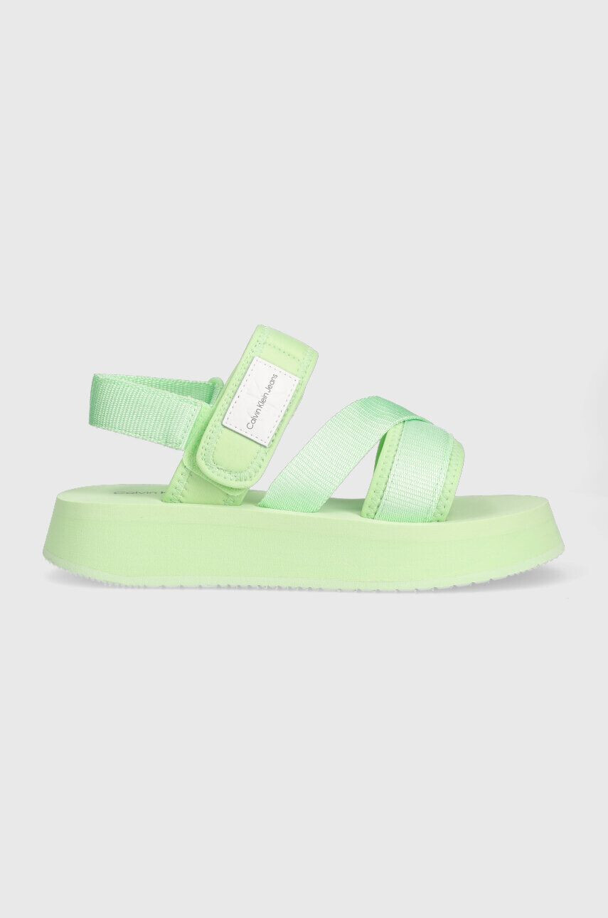 Calvin Klein Jeans Sandali PREFRESATO SANDAL BADGE - Pepit.si