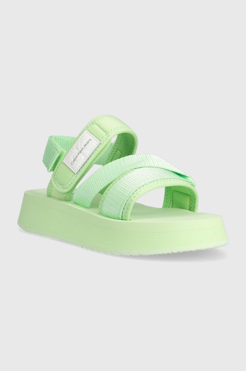 Calvin Klein Jeans Sandali PREFRESATO SANDAL BADGE - Pepit.si