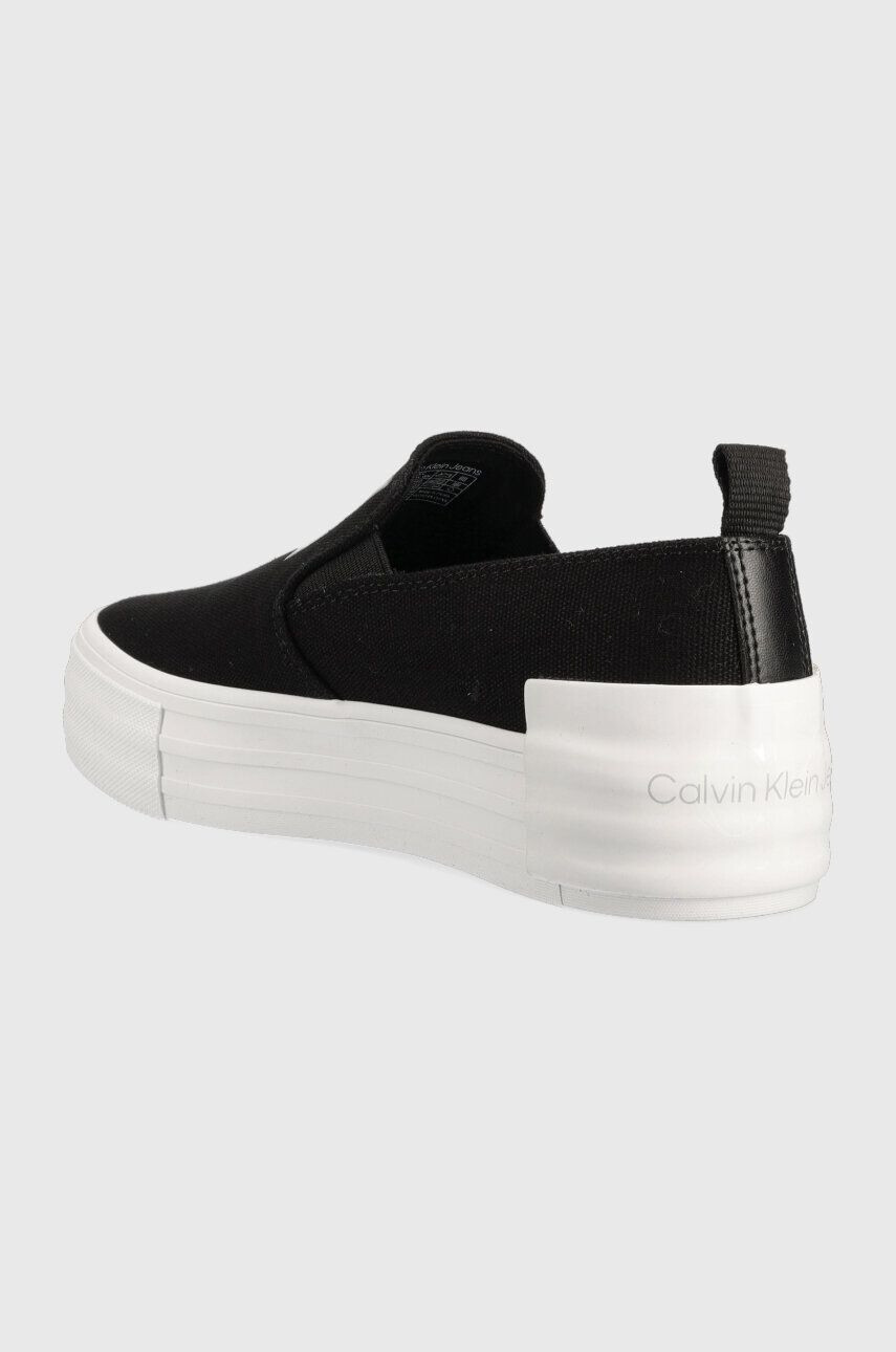 Calvin Klein Jeans Teniske BOLD VULC FLATF SLIP ženske vijolična barva YW0YW01040 - Pepit.si