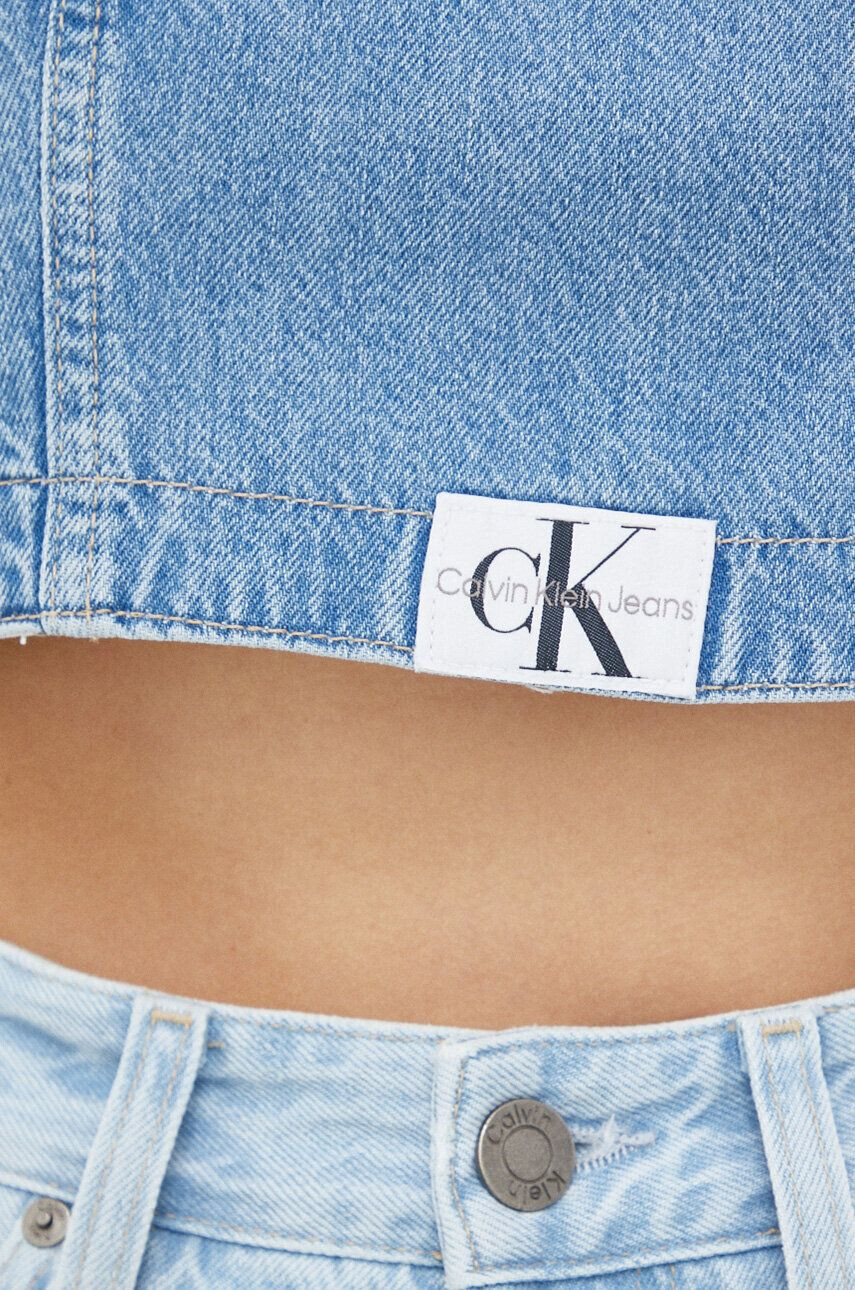 Calvin Klein Jeans Top iz jeansa - Pepit.si