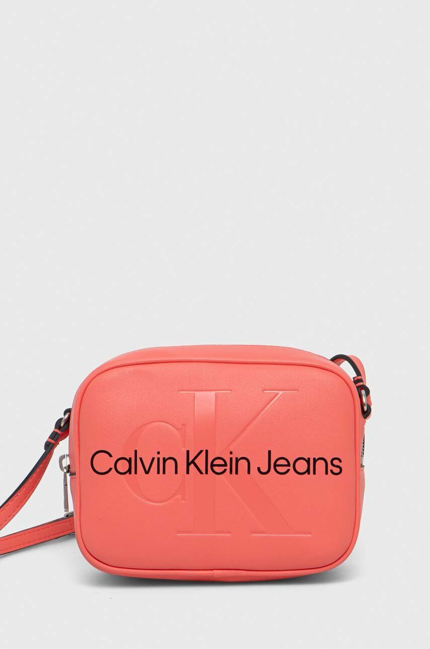 Calvin Klein Jeans Torbica roza barva - Pepit.si