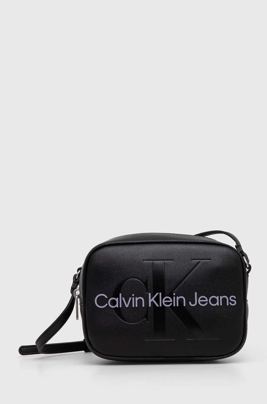 Calvin Klein Jeans Torbica črna barva - Pepit.si