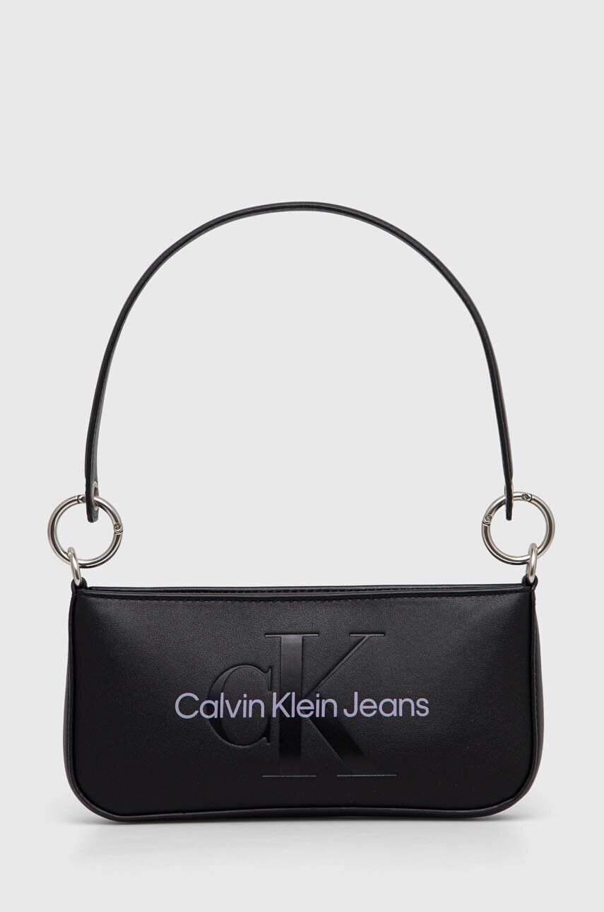 Calvin Klein Jeans Torbica črna barva - Pepit.si