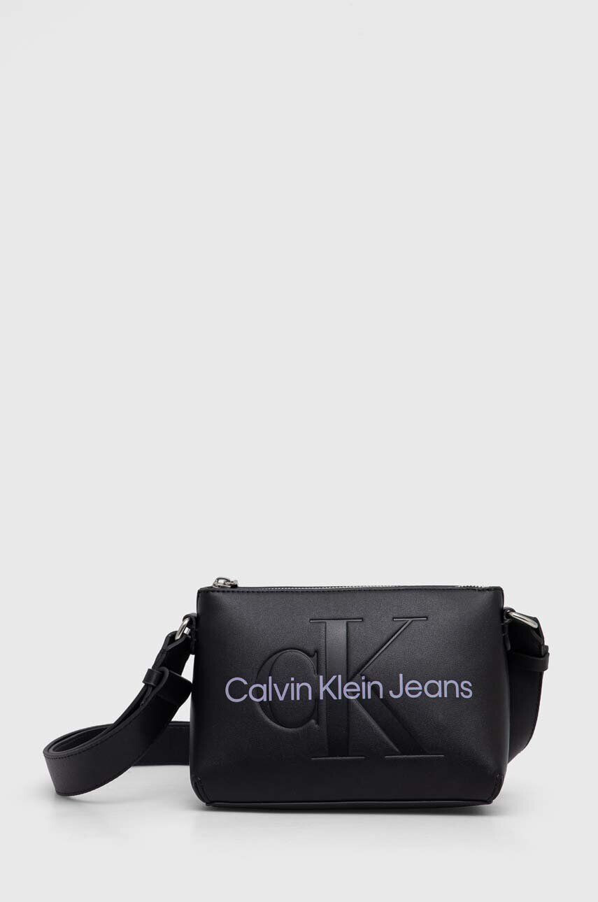 Calvin Klein Jeans Torbica črna barva - Pepit.si