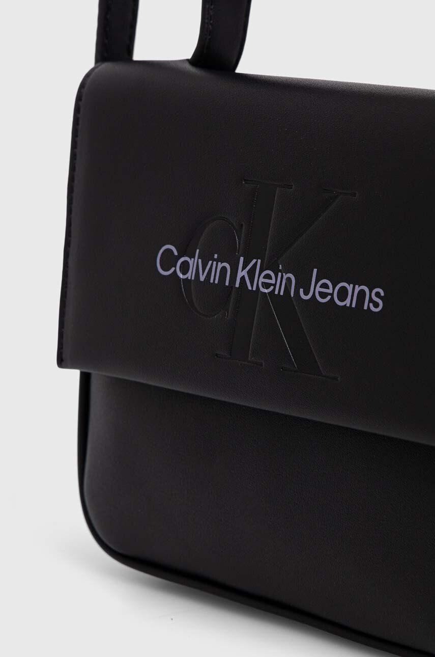 Calvin Klein Jeans Torbica črna barva - Pepit.si