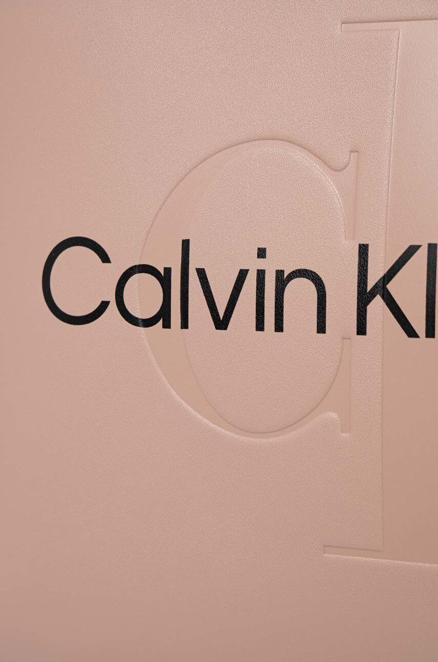 Calvin Klein Jeans Torbica roza barva - Pepit.si