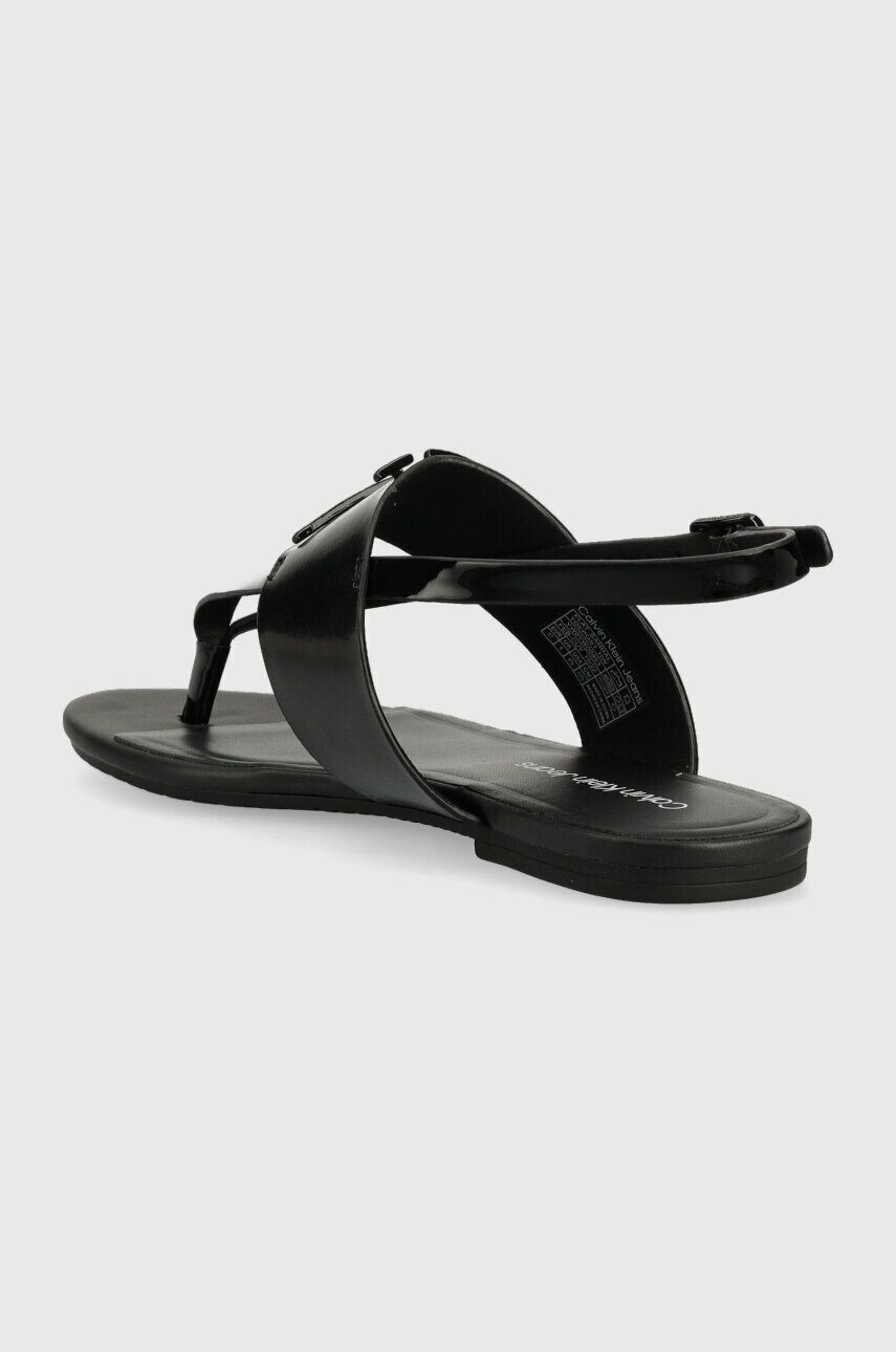 Calvin Klein Jeans Usnjeni sandali FLAT SANDAL HW - Pepit.si