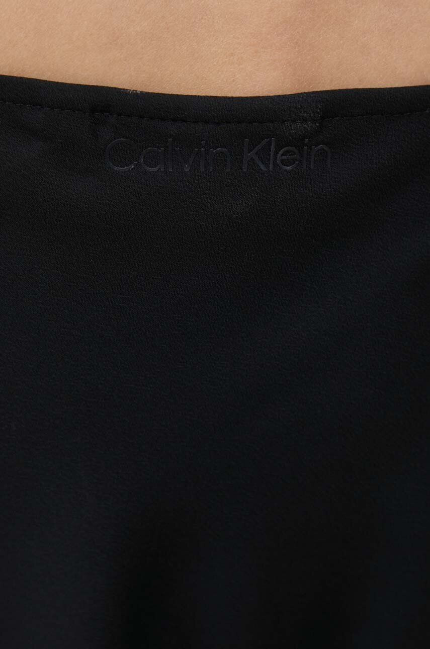 Calvin Klein Majica črna barva - Pepit.si