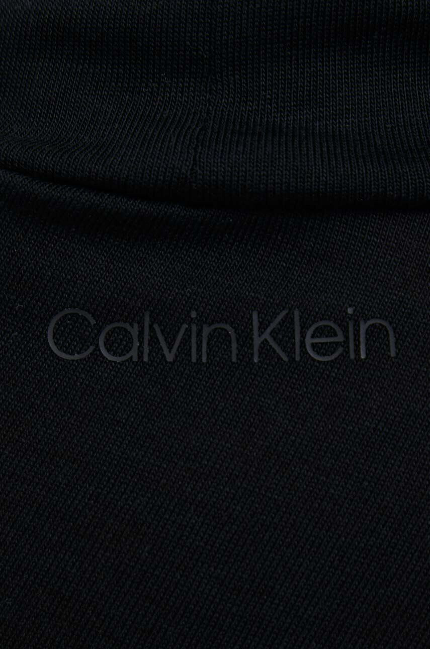 Calvin Klein Majica z dolgimi rokavi ženski črna barva - Pepit.si