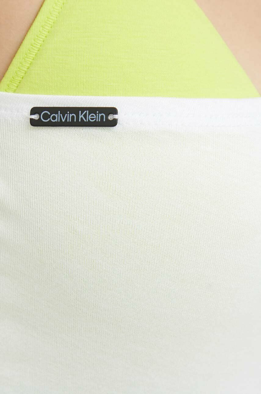 Calvin Klein Obleka za na plažo bela barva - Pepit.si