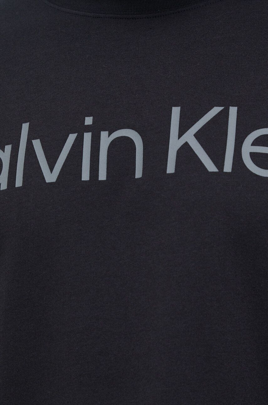 Calvin Klein Performance Kratka majica moški črna barva - Pepit.si