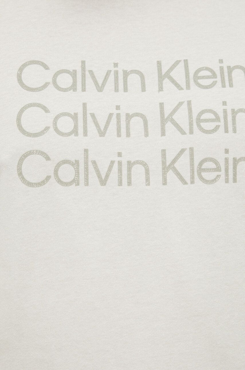 Calvin Klein Performance Kratka majica za vadbo bež barva - Pepit.si