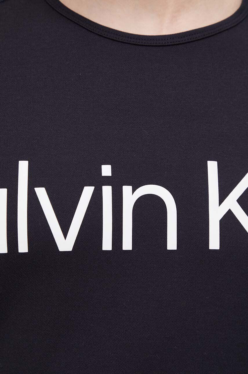 Calvin Klein Performance Kratka majica za vadbo Effect črna barva - Pepit.si