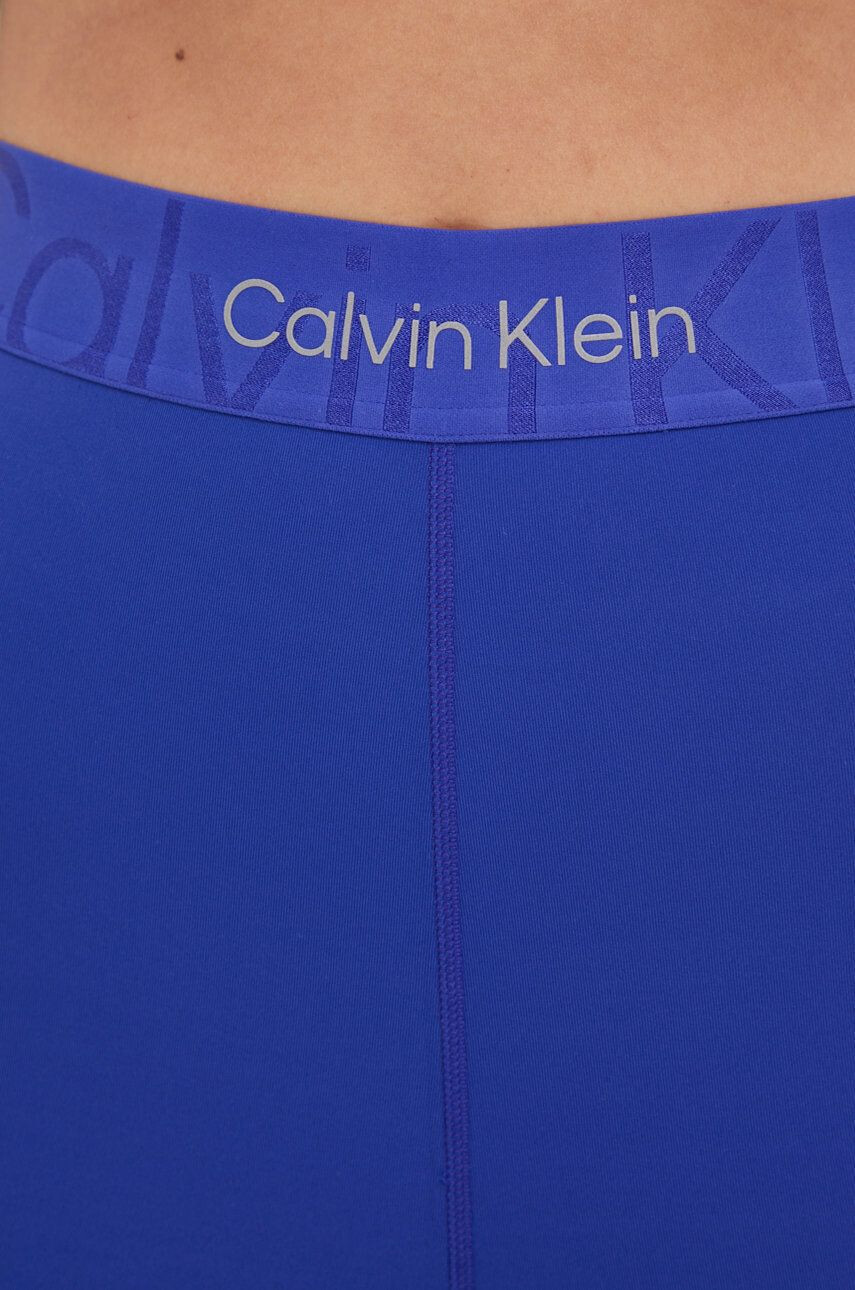 Calvin Klein Performance Pajkice za vadbo Monolith Reflective ženske mornarsko modra barva - Pepit.si