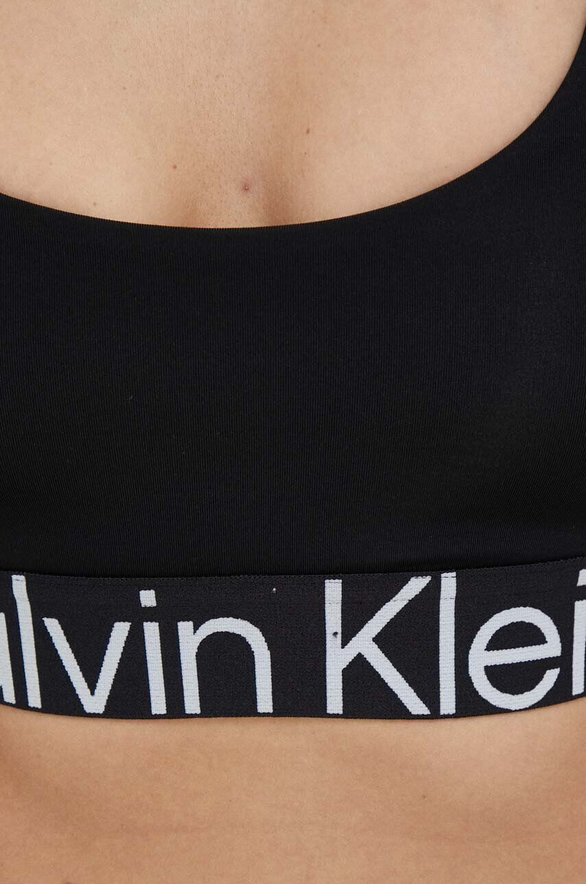 Calvin Klein Performance Športni modrček Effect črna barva - Pepit.si