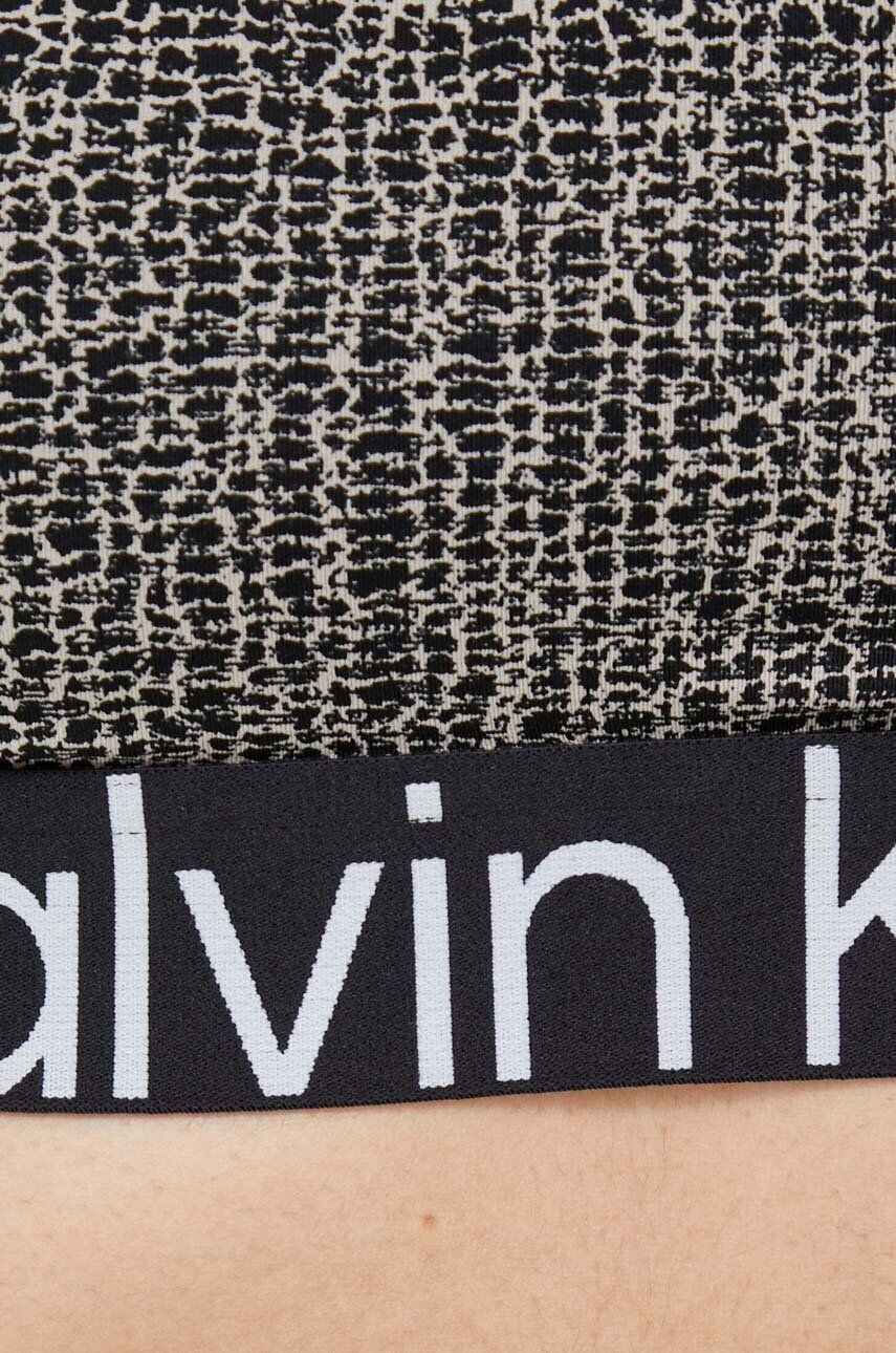 Calvin Klein Performance Športni modrček Effect črna barva - Pepit.si