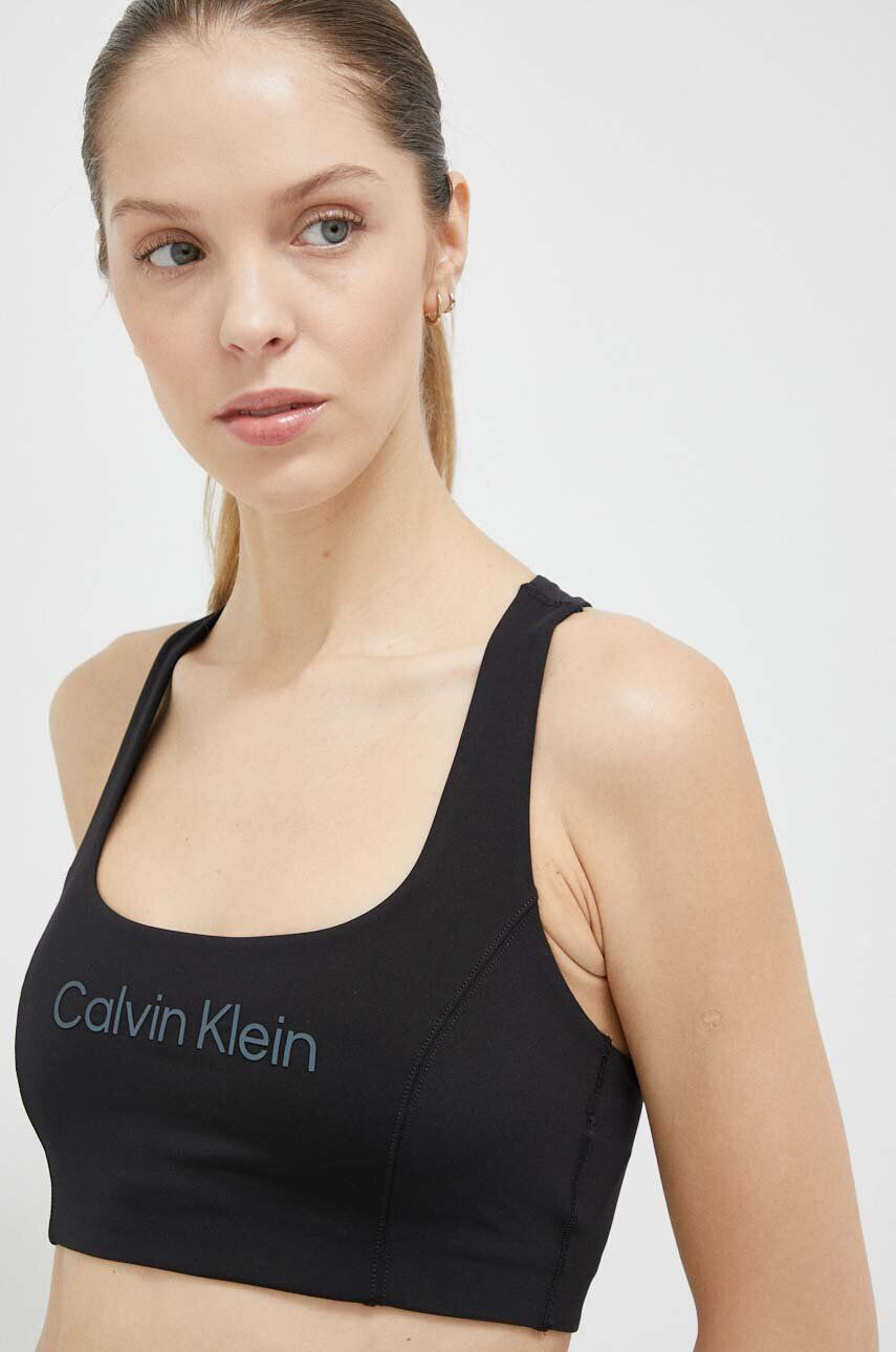 Calvin Klein Performance Športni modrček Essentials oranžna barva - Pepit.si