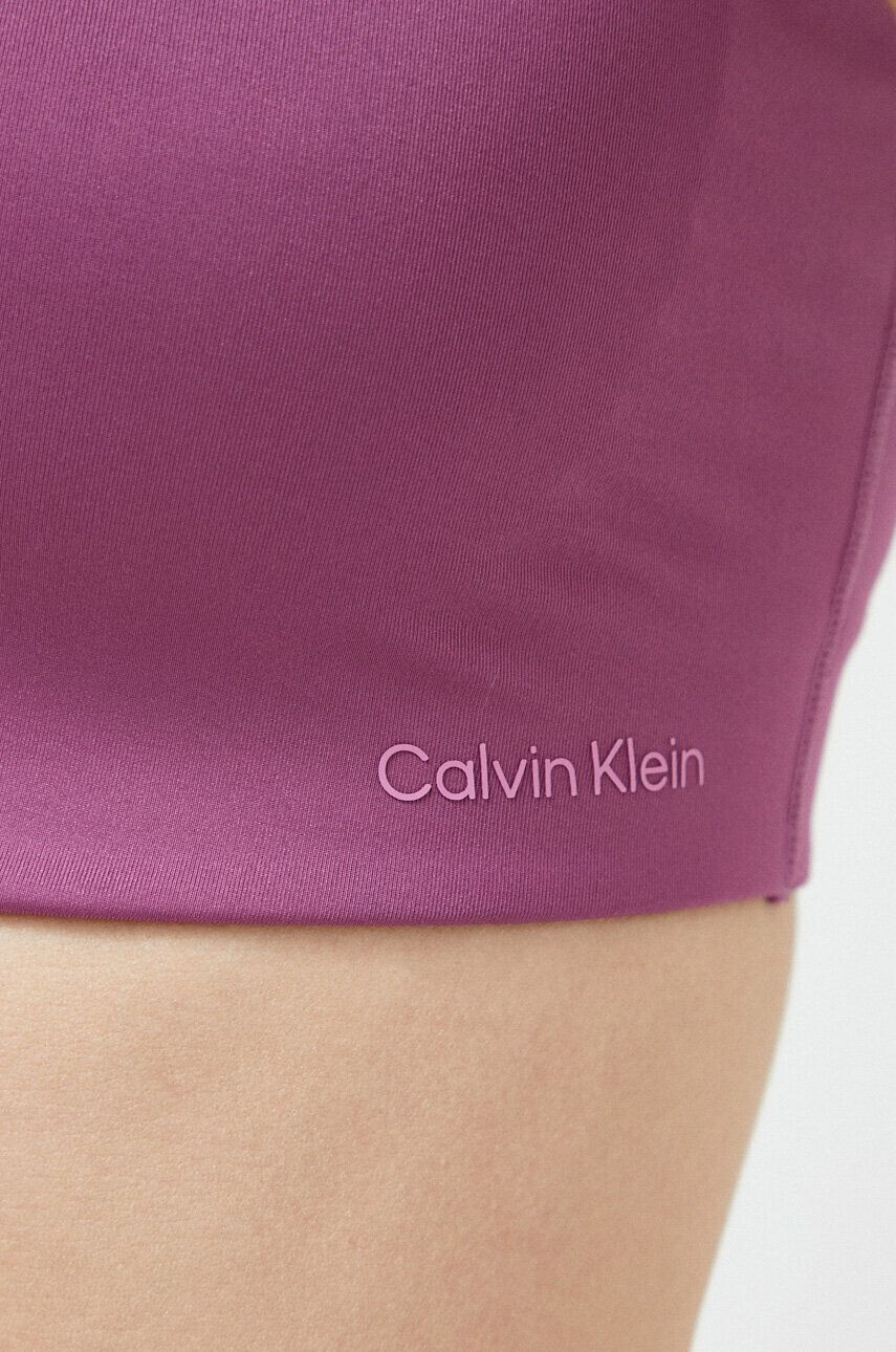 Calvin Klein Performance Športni modrček Essentials vijolična barva - Pepit.si