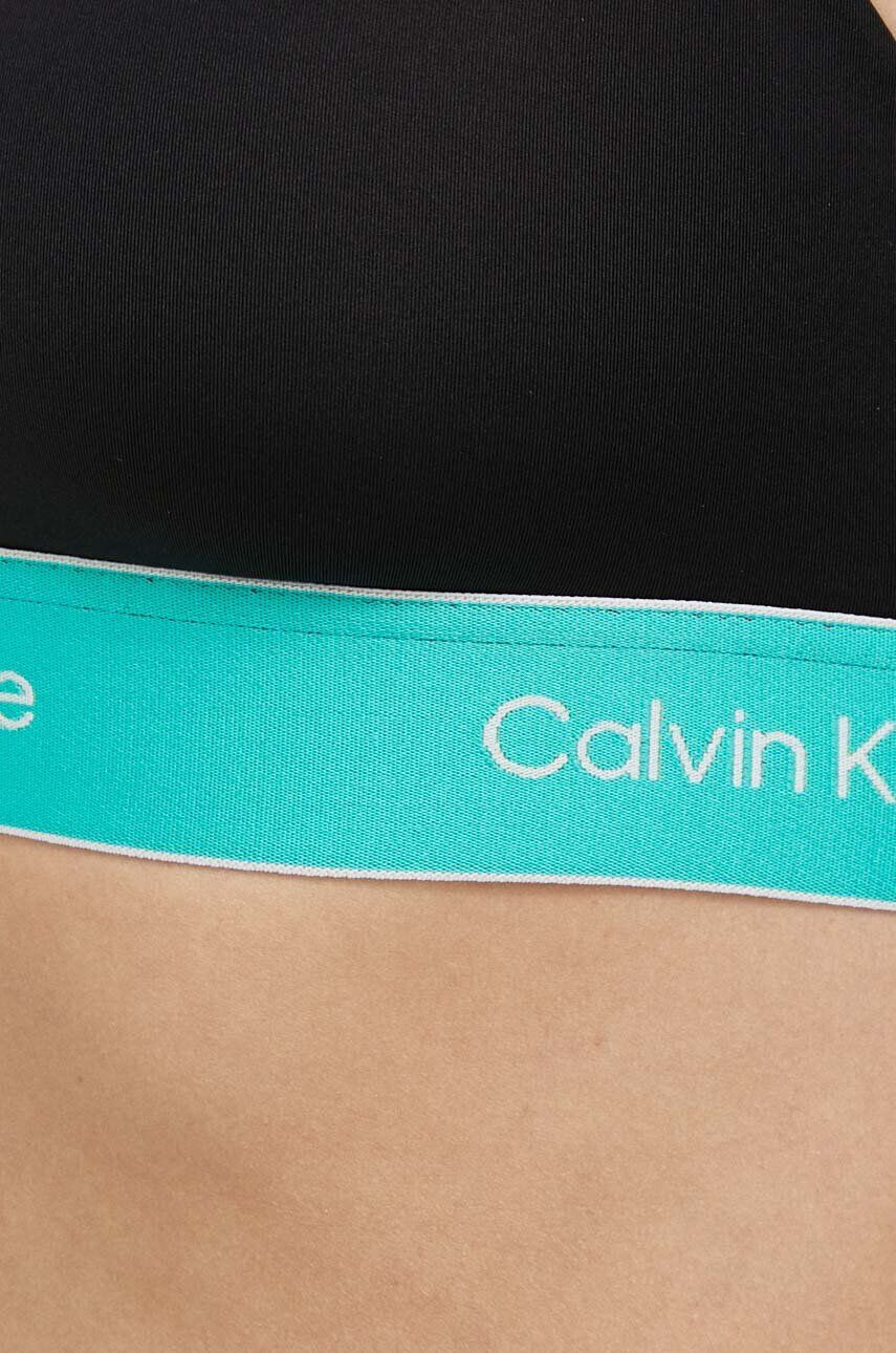 Calvin Klein Performance Športni modrček Pride črna barva - Pepit.si