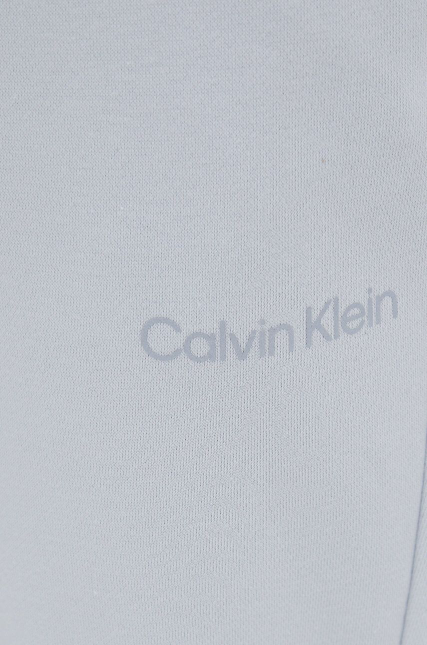 Calvin Klein Performance Trenirka hlače Ck Essentials žensko siva barva - Pepit.si