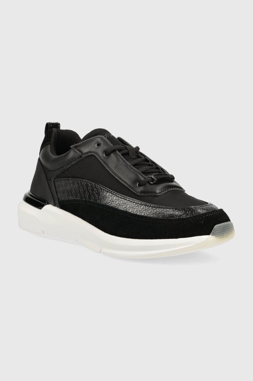 Calvin Klein Superge FLEXI RUNNER LACE UP črna barva HW0HW01581 - Pepit.si