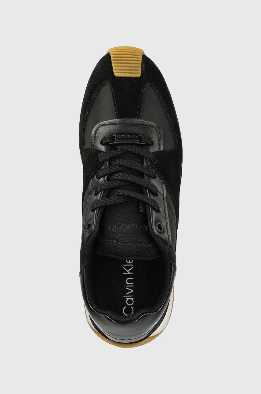 Calvin Klein Superge ORIGIN RUNNER LACE U črna barva HW0HW01627 - Pepit.si