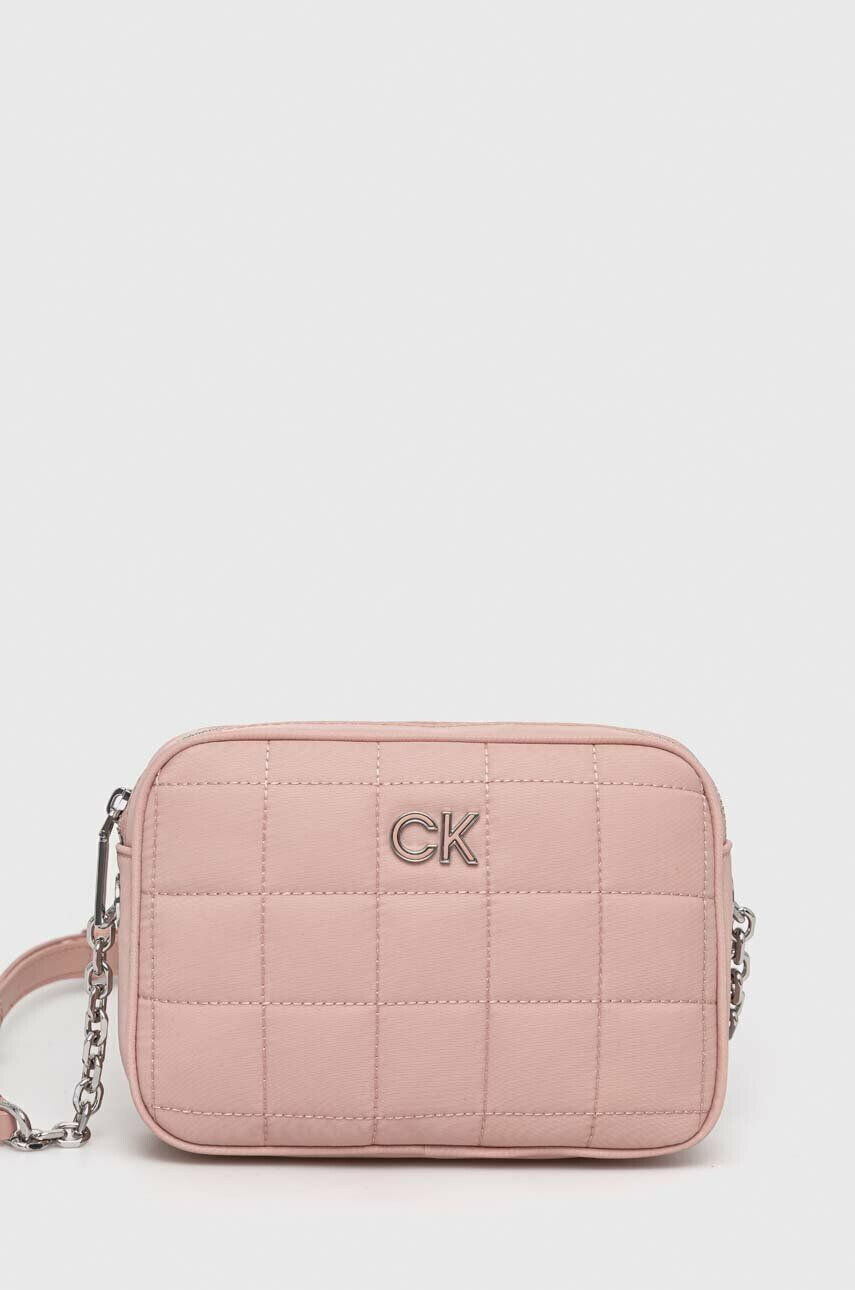 Calvin Klein Torbica roza barva - Pepit.si