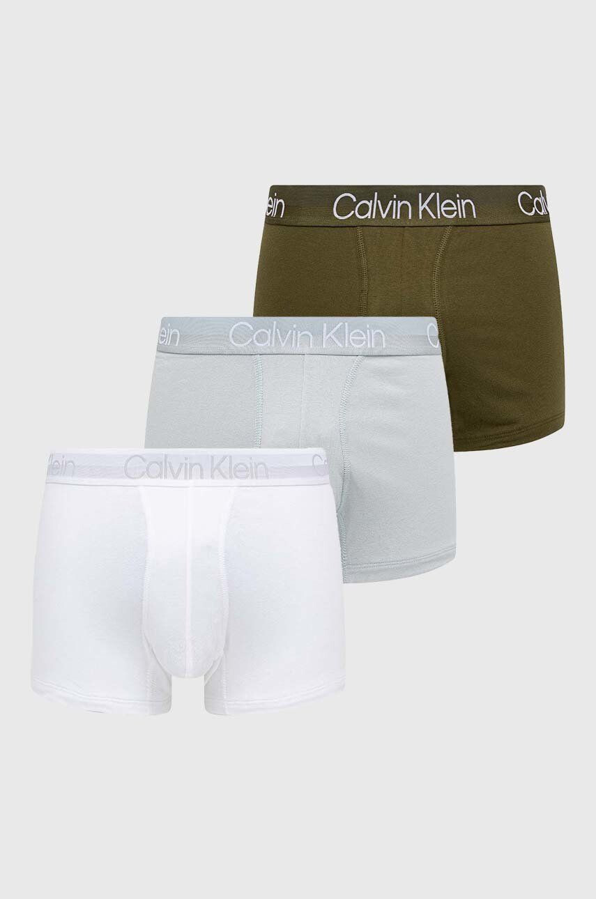 Calvin Klein Underwear Boksarice 3-pack moški bež barva - Pepit.si