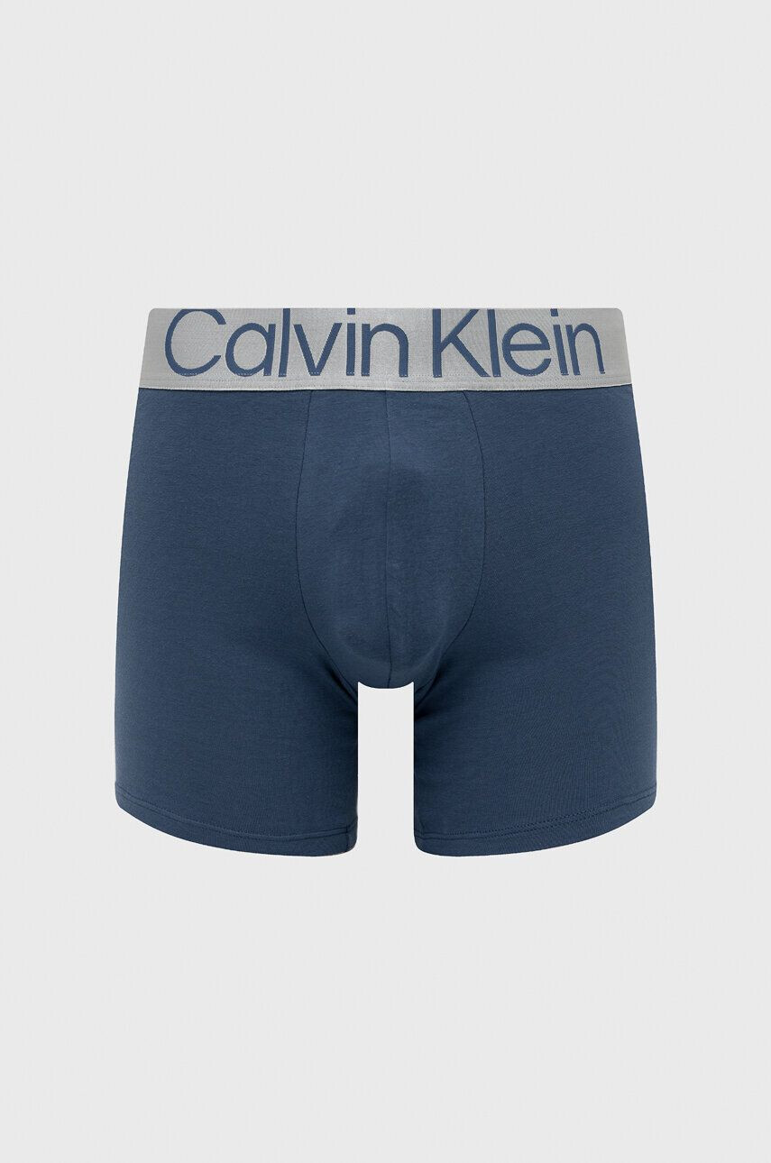 Calvin Klein Underwear Boksarice 3-pack moški vijolična barva - Pepit.si