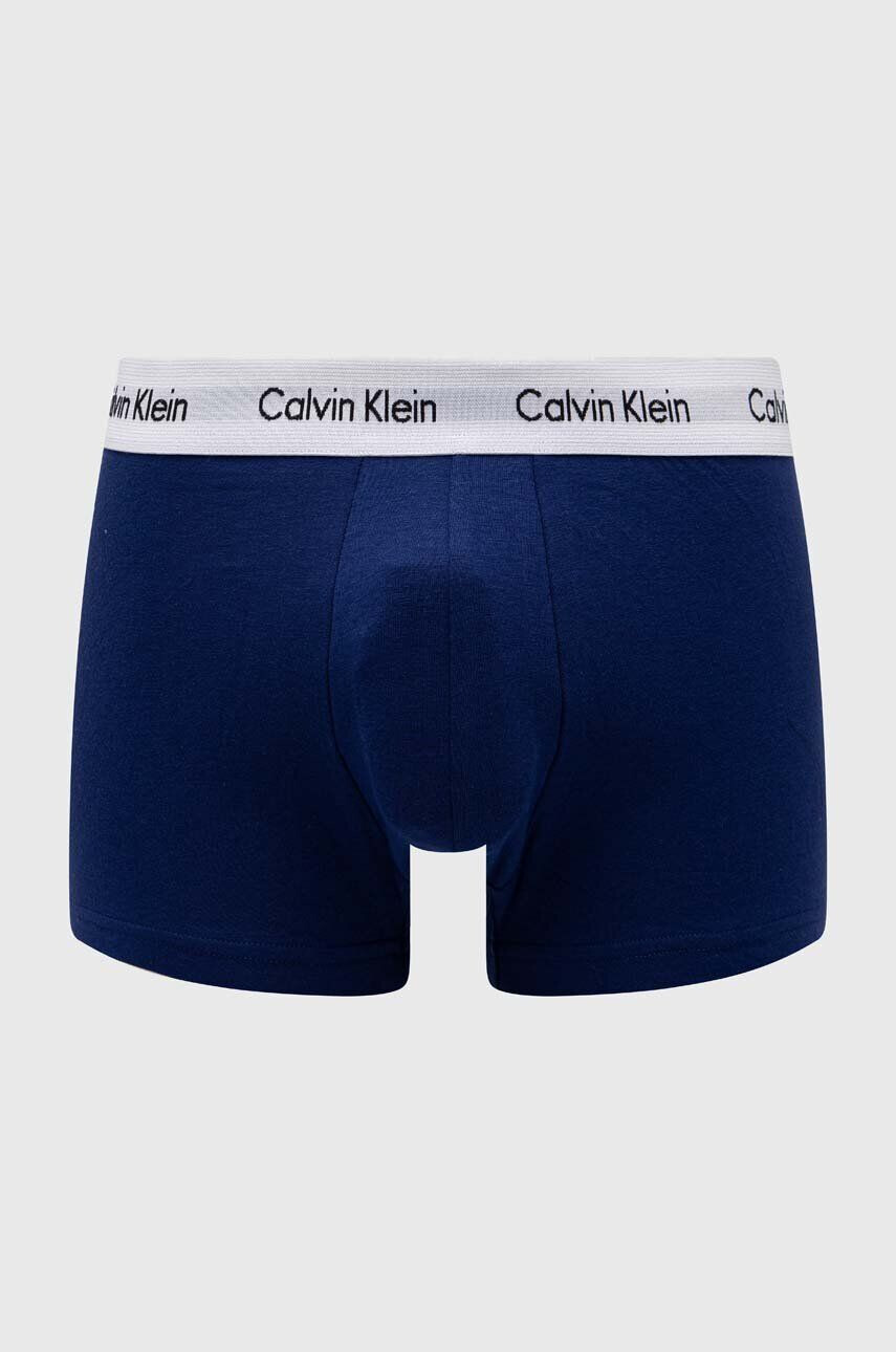 Calvin Klein Underwear Boksarice 3-pack moški vijolična barva - Pepit.si