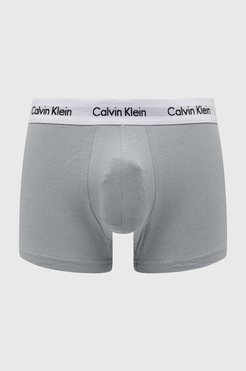 Calvin Klein Underwear Boksarice 3-pack moški vijolična barva - Pepit.si