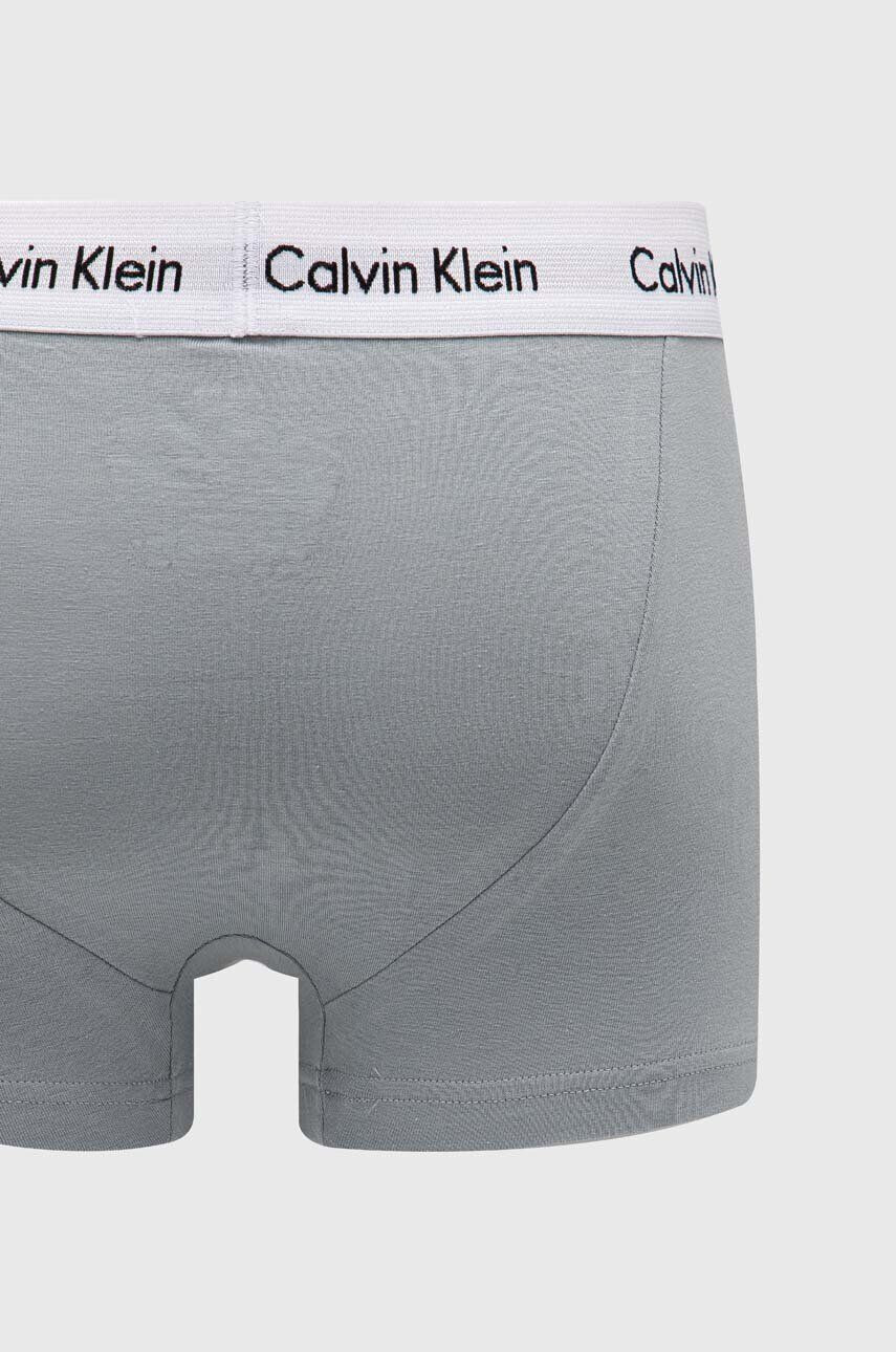 Calvin Klein Underwear Boksarice 3-pack moški vijolična barva - Pepit.si