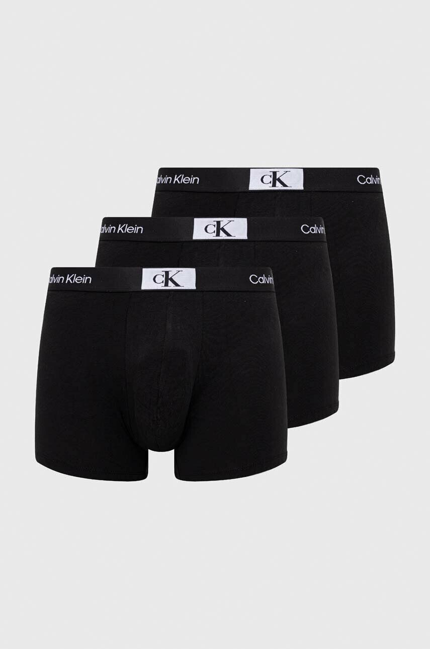 Calvin Klein Underwear Boksarice 3-pack moški rumena barva - Pepit.si