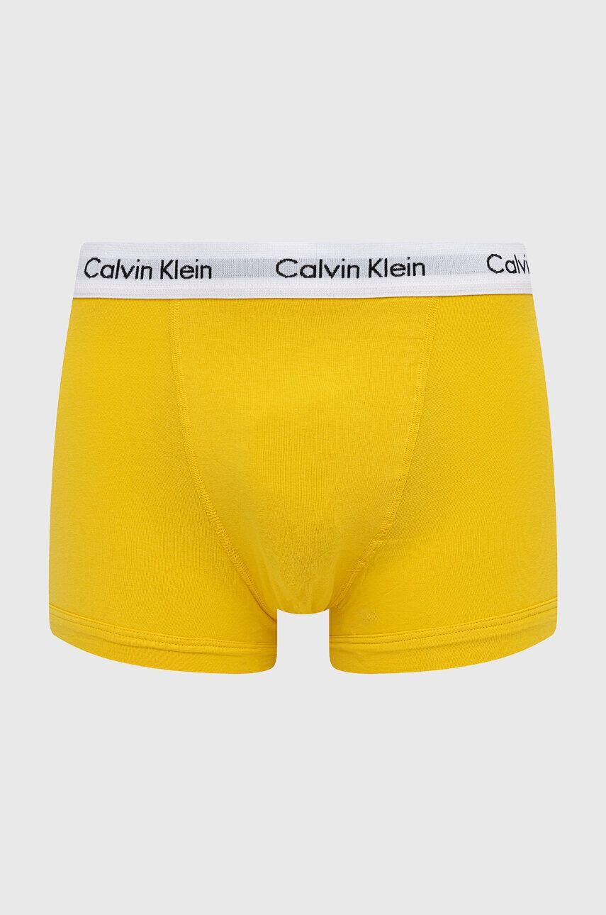 Calvin Klein Underwear Boksarice 3-pack moški zelena barva - Pepit.si